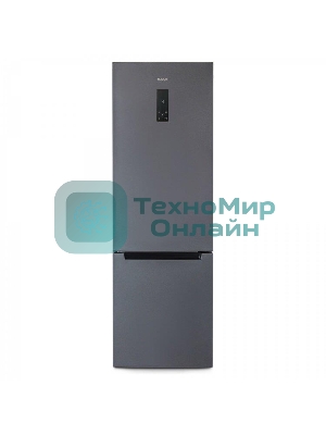 Холодильник Бирюса Б-W960NF графит двухкамерный 240/100л морозилка снизу, No Frost