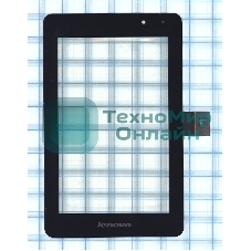 Сенсорное стекло (тачскрин) для Lenovo v2007 черное