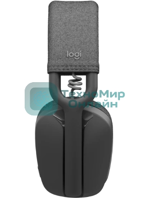Гарнитура Logitech ZONE Vibe 100 серый, беспроводная, Bluetooth, до 20 ч