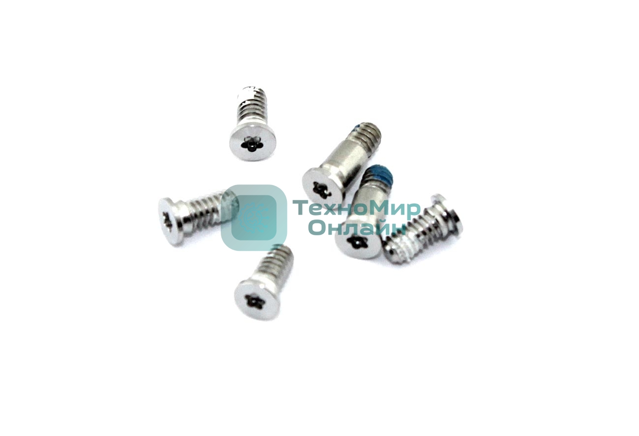 Винты нижней части корпуса серебристые для Apple MacBook Pro 15 A1707