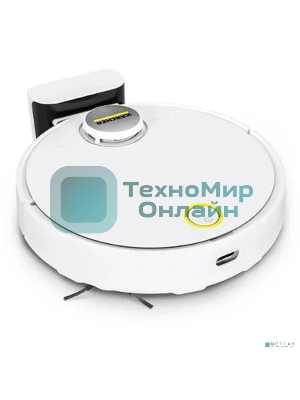 Пылесос-робот Karcher RCV 3 1.269-620.0 белый/белый 3200 мAч, Li-Ion, сухая/влажная уборка, контейнер 0.5 л