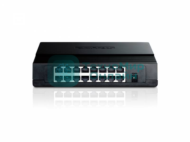 Коммутатор TP-Link SMB TL-SF1016D Коммутатор 16-port 10/100M Desktop Switch, 16 10/100M RJ45 ports, Plastic case