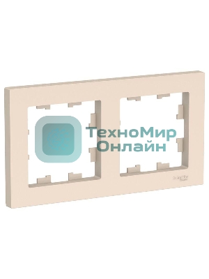 Рамка 2-м AtlasDesign универс. беж. SchE ATN000202