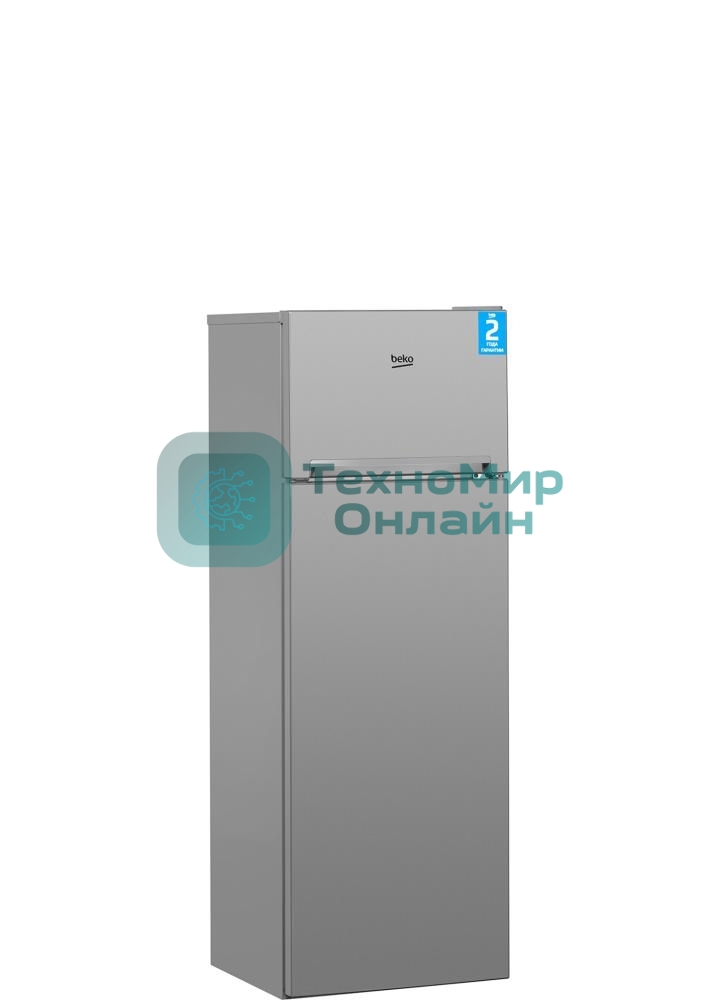 Холодильник Beko RDSK240M00S серебристый двухкамерный 177/46л морозилка сверху