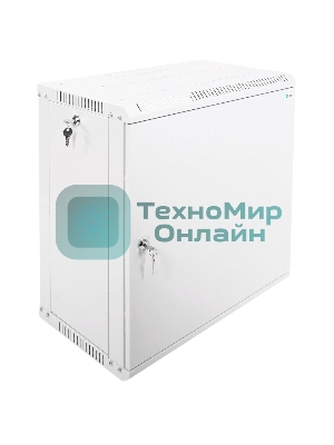 Шкаф телекоммуникационный настенный разборный 12U (600х350) дверь металл, ШРН-Э-12.350.1