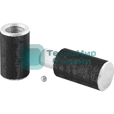 Петля гаражная с шаром Сибртех d 34, 140 мм, 2 шт.