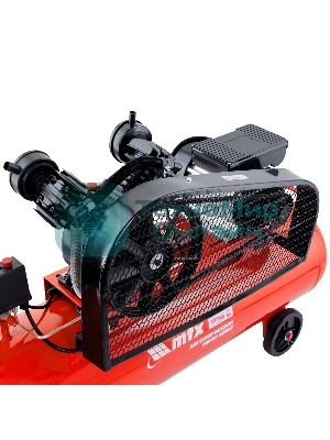 Компрессор воздушный МТХ КР2500/80 рем. привод, 2,5 кВт, 80 л, 420 л/мин