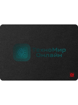 Коврик для мышки Defender S 250x350x3 мм, ткань+резина черный