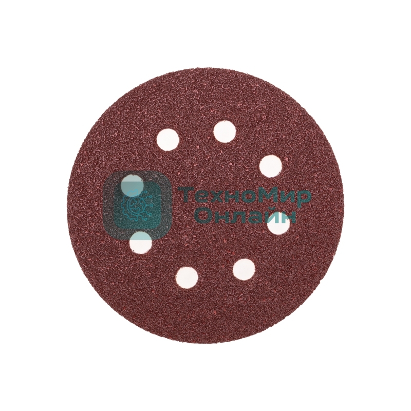 Диск абразивный Kranz перфорированный на ворсовой основе на липучке P40 125мм (уп.10шт)
