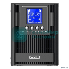 Источник бесперебойного питания CBR ESN-1KT-3F-LCHERSC Online 1000VA/1000W Tower 3 x Schuko, LCD, HID-USB, RS232, EPO, SNMP slot