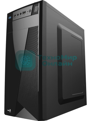 Компьютерный корпус Aerocool/Formula CS-1101 черный без БП ATX 2x120мм 1x140мм 2xUSB 2.0 1xUSB 3.0 audio