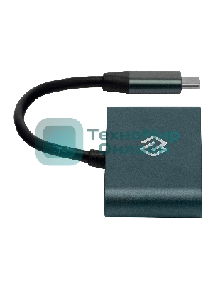 Устройство чтения карт памяти Type C Digma CR-С2501-G темно-серый