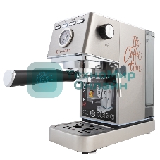 Кофеварка рожковая электрическаяTuarex TK-1245, объем-1.4л, материал- нержавеющая сталь, мощность:1450 Вт, давление пара 20 бар, 2 шт/уп