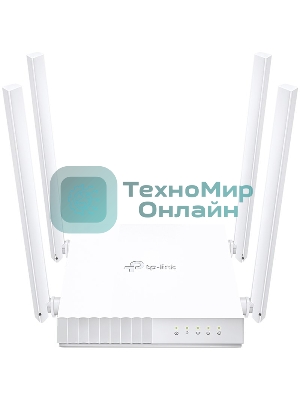 Роутер беспроводной TP-Link Archer C24 AC750 10/100BASE-TX белый