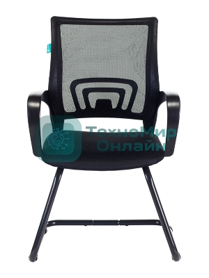 Кресло Бюрократ CH-695N-AV/B/TW-11 черный, экокожа, 120 кг, механизм качания