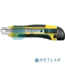 Нож FIT HQ технический 18 мм усиленный прорезиненный Профи 10258