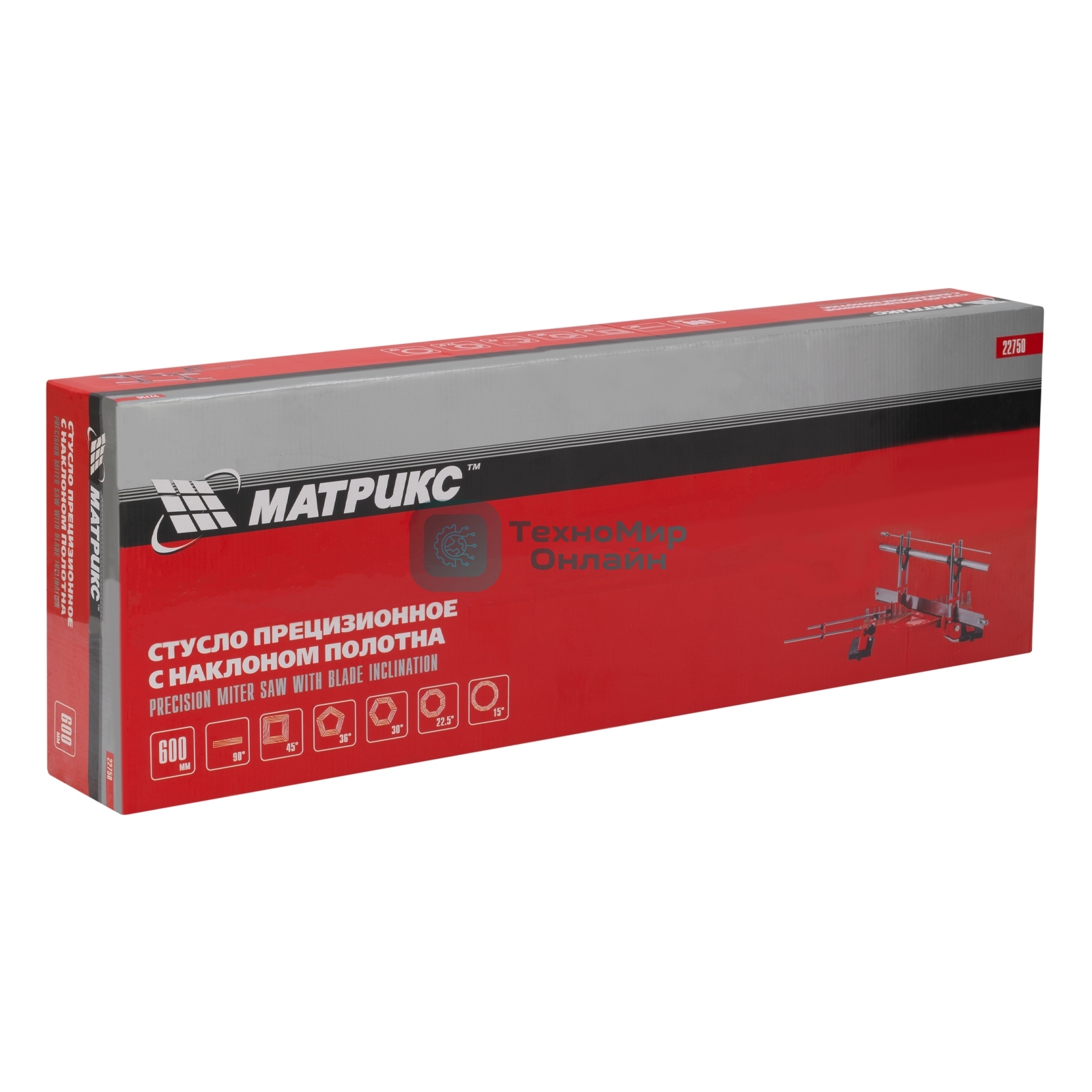 Стусло Matrix, 600 мм, прецизионное, с наклоном полотна MАТРИКС