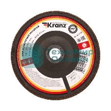 Круг лепестковый торцевой Kranz P80, 180х22,2 мм