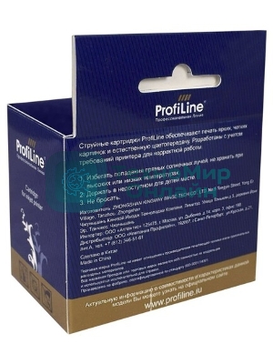 Картридж струйный ProfiLine PL-T1032 для принтеров Epson Stylus TX550/Stylus Office T30/T40/T40W/TX510/TX600/TX600FW/T1100 с чернилами Cyan 11,1 мл