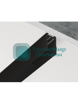 Шинопровод накладной Ambrella light GL1004 BK черный IP20 220V 2000*30.6*56