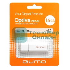 Флешка USB QUMO 16 Gb Optiva 01 белый QM16GUD-OP1-белый