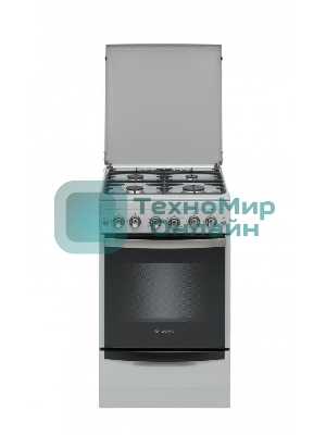 Плита газовая Gefest ПГ 5100-02 0068 серебристый, конфорок 4 шт, духовка 52 л, 50 см x 85 см x 58.5 см