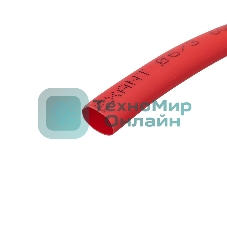 Трубка термоусаживаемая Rexant 6.0/3.0мм красн. ролик 2.44 м