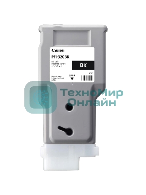 Картридж струйный Canon PFI-320 BK 2890C001 черный (300мл) для Canon Canon imagePROGRAF TM-200/205