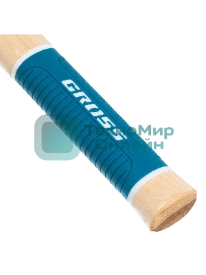 Молоток-гвоздодер Gross 10418 American hickory 450г, угол 75, магнит, обрезиненная рукоятка
