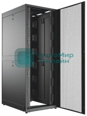 Шкаф телекоммуникационный C3 Solutions 42U 600x1200, черный, дверь перф.
