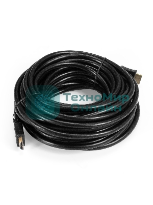 Кабель HDMI ExeGate EX-CC-HDMI2-10.0 (19M/19M, v2.0, 10м, 4K UHD, Ethernet, позолоченные контакты)