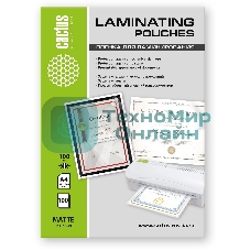 Пленка для ламинирования Cactus 100мкм A4 (100шт) матовая 216x303мм CS-LPMА4100100