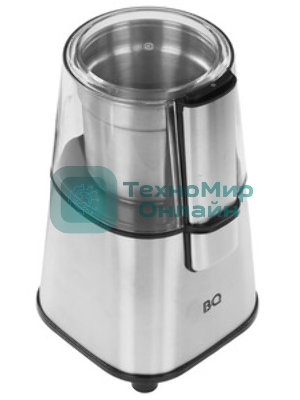 Кофемолка BQ CG1004 Steel-Black, Мощность 220 Вт, 60 г максимальная загрузка