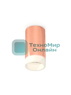 Светильник Ambrella Light XS6326021 PPG/FR золото розовое полированное/белый матовый MR16 GU5.3 (C6326, N6248)