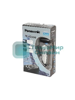 Электробритва сетчатая Panasonic ES-GA21 реж.эл.:3 питан.:аккум. черный/серый