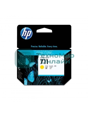 Картридж струйный HP №711 CZ132A желтый для HP DJ T120/T520 (29мл)