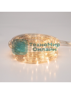 Дюралайт Neon-night LED, фиксинг (2W), 24 LED/м, теплый белый, 25 м