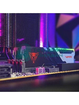 Оперативная память Patriot Viper Venom, DDR5, 32GB (2x16GB), 5600MHz, CL36, DIMM, с радиаторами, RGB, черный