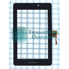 Сенсорное стекло (тачскрин) для Lenovo LePad S2007, черное