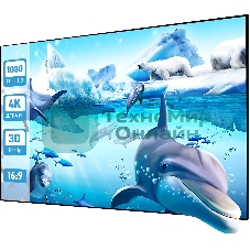 Экран на раме Cactus 127x224см Alr Expert CS-PSALRE-224X127-MM магнитное крепление 16:9 настенный натяжной черный