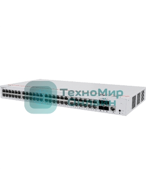 Коммутатор Huawei eKit S220-48P4S (L2, 48*10/100/1000BASE-T ports(380W PoE+), 4*GE SFP ports, built-in AC power)