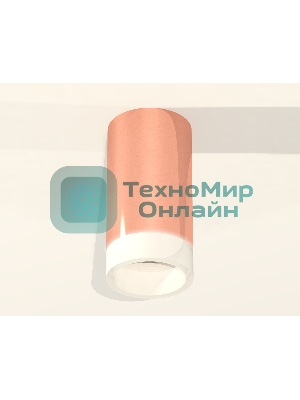 Светильник Ambrella Light XS6326021 PPG/FR золото розовое полированное/белый матовый MR16 GU5.3 (C6326, N6248)