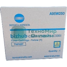 Тонер-картридж Konica-Minolta bizhub C3351/C3851 желтый TNP-49Y