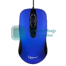 Мышь проводная Gembird MOP-400-B синий, 1000 dpi, USB, кнопки - 3