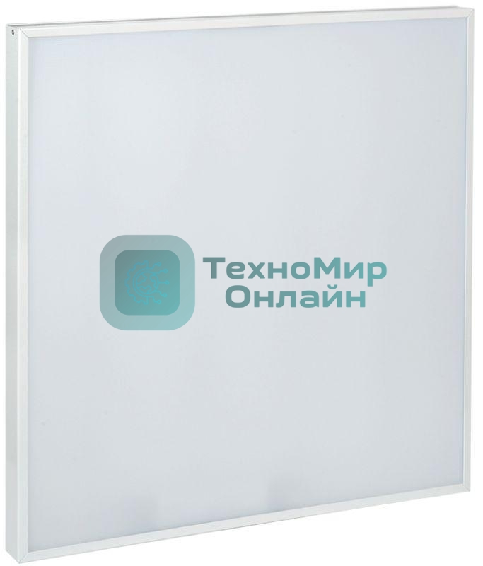 Светильник светодиодный IEK LDVO0-6576-50-6500-K01 ДВО 6576 595х595х20мм 50Вт 6500К опал аналог люм.свет. 4х18 накладных или в потолок Армстронг