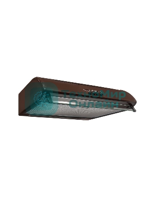 Вытяжка козырьковая Gefest ВО 2501 К47 коричневый, 50 см, 300 куб. м/ч, 75 дБ