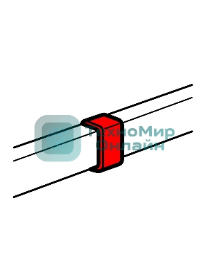 Накладка на стык кабель-канала LEGRAND 033603 32x12.5мм, цвет белый