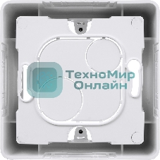 Коробка накладного монтажа 1 пост белый Inspiria