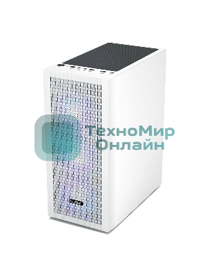 Компьютерный корпус без блока питания PCCOOLER MA100 MESH WH, Mesh Mid Tower, White, TG, 0.4 SPCC, 3x120мм ARGb ATX, mATX, mITX 160/310/180мм 2x2.5