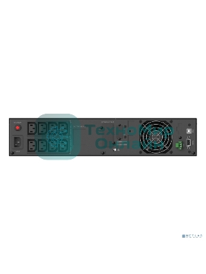 Источник бесперебойного питания CBR ESN-1.5KRT-8I-LCHERSC Online 1500VA/1500W RT 8 x C13, LCD, HID-USB, RS232, EPO, SNMP slot